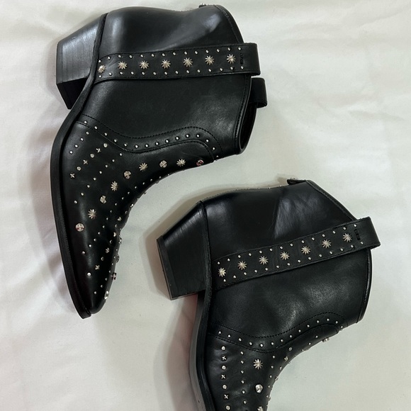Black studded Sam Edelman ankle boots - Picture 3 of 6